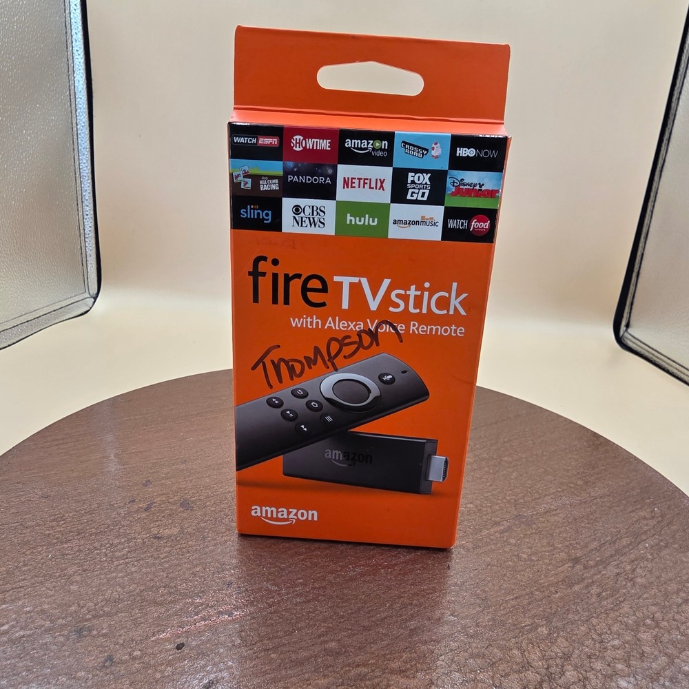Amazon Fire TV Stick 2nd Gen with Alexa Voice Remote 1080p HD Media Player